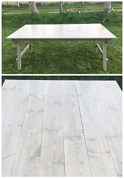 Wooden Banquet Tables